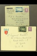 POLISH ARMY IN ITALY 1946 Two GB + Polish Corp Combination Covers. One A GB Formula Air Letter Sheet With A... - Other & Unclassified