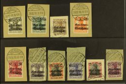 LOCALS - SIERADZ 1918 USED SELECTION On A Stock Card With An All Different Range Of Values To 60pf. (10 Stamps)... - Andere & Zonder Classificatie