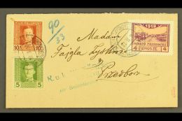LOCAL TOWN POST PRZEDBORZ 1918 (20 Feb) Censored Cover Bearing Austria 5h & 10h Feldpost Stamps Tied By... - Andere & Zonder Classificatie