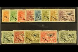 1931 "AIR MAIL" & Aeroplane Overprinted Set, SG 137/49, Very Fine Mint (13). For More Images, Please Visit... - Papoea-Nieuw-Guinea