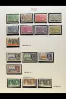 1934-53 MINT COLLECTION On Album Pages, Incl. 1934 KGV Defins Set, 1935 Silver Jubilee Set, 1938-44 KGVI To 1s... - Nyasaland (1907-1953)