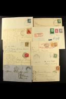 1860-1964 RAILWAY & TPO COVERS. An Interesting Group Of Covers & Cards, Inc 1860 Entire Letter To France... - Other & Unclassified