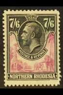 1925-9 7s6d Rose-purple & Black, SG 15, Fine Mint. For More Images, Please Visit... - Northern Rhodesia (...-1963)