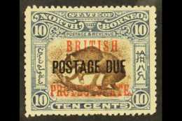 POSTAGE DUE 1902-12 10c Brown And Slate- Blue, SG D45, Fine Mint. For More Images, Please Visit... - Noord Borneo (...-1963)