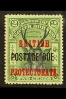 POST DUE 1902-12 Black And Green Perf 15, SG D38a, Very Fine Mint. For More Images, Please Visit... - Bornéo Du Nord (...-1963)