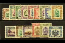 1945 "BMA" Ovpt Set Complete, SG 320/34, Very Fine Mint. (15 Stamps) For More Images, Please Visit... - Noord Borneo (...-1963)