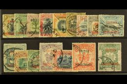 1901-05 "BRITISH PROTECTORATE" Set Complete To $2, SG 127/43, Very Fine Used (16 Stamps) For More Images, Please... - Borneo Del Nord (...-1963)