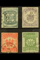 1894 Set To $2 Dull Green, SG 81/84, Very Fine Used, The $ With Faults (4 Stamps) For More Images, Please Visit... - North Borneo (...-1963)