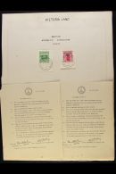 ANTARCTIC EXPEDITIONS - VICTORIA LAND 1911-13 "Scott Expedition" ½d Green & 1d Carmine, SG A2/A3, Very... - Altri & Non Classificati