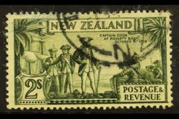 1936-42 2s Olive-green With "CAPTAIN COQK" Variety, Perf 14 X 13½, SG 589ea, Good Used. For More Images,... - Other & Unclassified