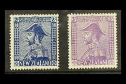 1926-34 2s Deep Blue (inv Wmk) And 3s Mauve SG 466a/67, Fine Mint. (2 Stamps) For More Images, Please Visit... - Andere & Zonder Classificatie