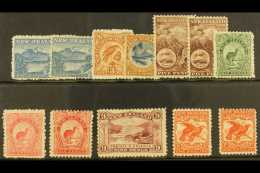 1899-03 Pictorials No Watermark Perf 11 Range Of Values To 1s (missing The 8d Only) With 2½d Blues (both... - Sonstige & Ohne Zuordnung