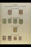 POSTMARKS - NUMERAL CANCELS Collection On 1867-71 William III Stamps (range To 50c X 2) And 1869 Arms Stamps... - Other & Unclassified
