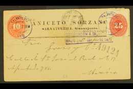 1892 (17 March) Registered Cover Addressed To Cuidad San Jose El Real, Mexico, Bearing 10c Vermilion & 25c... - Mexiko