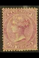 1863-72 5s Rosy Mauve Wmk Crown CA, SG 71, Mint With Slightly Trimmed Perfs, Cat £275. For More Images,... - Mauricio (...-1967)