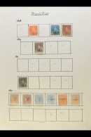 1858-1935 ATTRACTIVE MINT COLLECTION On Pages, ALL DIFFERENT, Inc 1858-62 6d, Plus (-) Red-brown Unused &... - Mauricio (...-1967)