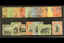 1930 St Paul Set Inscribed "Postage/Revenue", SG 193/209 Complete, Fine To Very Fine Used. (17 Stamps) For More... - Malte (...-1964)