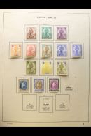 1885-1973 FINE MINT COLLECTION An Attractive All Different Collection In A Schaubek Album, Includes 1885-90... - Malta (...-1964)