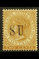 SUNGEI UJONG 1882 2c Brown (ovpt Without Stops), SG 13, Very Fine Mint No Gum. For More Images, Please Visit... - Other & Unclassified