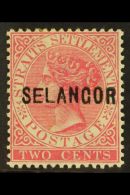 SELANGOR 1883 2c Pale Rose , "EL" Wide, SG 23, Very Fine And Fresh Mint. For More Images, Please Visit... - Sonstige & Ohne Zuordnung
