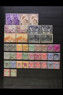 PERLIS 1948-55 MINT & USED COLLECTION On A Stock Page. Includes 1948 Silver Wedding Set Mint & Again Used,... - Andere & Zonder Classificatie