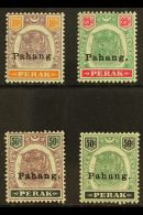 PAHANG 1898 "Tiger" Set To 50c, SG 19/22, Very Fine And Fresh Mint. Trivial Gum Faults On 50c, Brilliant Colours. ... - Autres & Non Classés