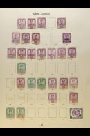 JOHORE 1884-1920 ALL DIFFERENT MINT COLLECTION Presented On Imperial Album Pages. Includes 1896-99 Set To 10c,... - Other & Unclassified