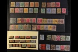 QV TO KGVI MINT AND USED ACCUMULATION On Dealer's Display Pages And Stockcards, Much Of Interest Including Many... - Straits Settlements