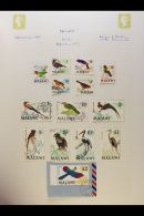 1964-97 VERY FINE USED COLLECTION Displayed In A Simplex Album, Much Completeness Incl. 1966-67 Set, 1968 Birds... - Malawi (1964-...)