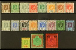 1938-51 KGVI Complete Set, SG 95/114c, Very Fine Mint Most Values Are Never Hinged Inc 2s & 5s, Very Fresh.... - Leeward  Islands