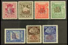 RHODES 1931 Eucharistic Conference Set, Sass S6, Very Fine Mint. (7 Stamps) For More Images, Please Visit... - Andere & Zonder Classificatie