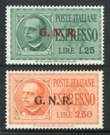 R.S.I 1944 Express Pair Ovptd Type II, Sass S1804a, Superb NHM. (2 Stamps) For More Images, Please Visit... - Unclassified