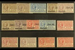 PNEUMATIC POST 1913-1928 Complete Run (SG PE96/98, 165/70 & 191/95) Fine Fresh Mint. (14 Stamps)  For More... - Non Classificati