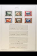 1917 - 1938 VERY FINE MINT AIRMAILS COLLECTION. Attractive Collection Of Chiefly Complete Sets On Marini Album... - Zonder Classificatie