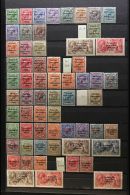 1922-1925 OVERPRINTED ISSUES. FINE MINT COLLECTION On A Stock Page, All Different, Inc 1922 Dollard Black Opts... - Andere & Zonder Classificatie