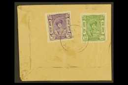 BUNDI 1947 ½a Violet And 1a Green, SG 87,88, Used On Cover, Tied With Local Cds Cancel. Small Faults But... - Sonstige & Ohne Zuordnung
