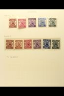 BIJAWAR 1935-36 Fine Mint Collection With 1935 Perf 11 Set Mint, 1936 Roul 7 Set Mint (with Additional 3p Shade),... - Other & Unclassified