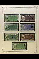 ALWAR - REVENUES An All Different Used Group Of "large Type" Court Fee Stamps With 1912-22 1a, 2a, 4a, 8a, And 1r,... - Andere & Zonder Classificatie