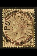 ANDAMAN & NICOBAR ISLANDS 1882-90 1a Brown-purple, SG 88, Fine Used With Upright 'socked On The Nose' "PORT... - Other & Unclassified