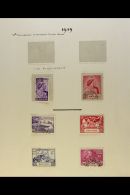 1937-1952 KGVI FINE USED COLLECTION On Album Leaves. The Definitives With Most Perfs And Shades To $5 Both Colours... - Other & Unclassified