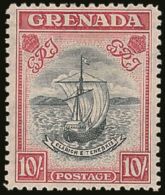 1938-50 10s Slate Blue & Bright Carmine, Perf 12 (Narrow Frame), SG 163c, Very Fine Mint For More Images,... - Grenade (...-1974)