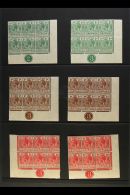 1921-32 CONTROL CORNER BLOCKS An ALL DIFFERENT Selection Of MSCA Wmk Control Corner Blocks Of 6 Including... - Grenada (...-1974)