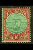1908 10s Green And Red/green, SG 83, Very Fine Mint. For More Images, Please Visit... - Grenade (...-1974)