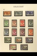 1937-52 KGVI COMPLETE MINT COLLECTION Presented In Mounts On Album Pages, Coronation To UPU, SG 117/152, Lovely... - Côte D'Or (...-1957)
