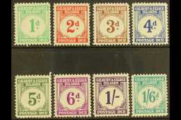 POSTAGE DUES 1940 Complete Set, SG D1/8, Very Fine Mint (8 Stamps) For More Images, Please Visit... - Îles Gilbert Et Ellice (...-1979)