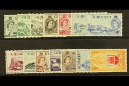 1953 QEII Pictorial Set Complete, SG 145/58, Very Fine And Fresh Mint. (14 Stamps) For More Images, Please Visit... - Gibraltar