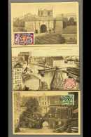 1922-24 An Attractive Group Of Picture Postcards, Bearing Stamps On The Picture Side Tied By Danzig Cds's,... - Andere & Zonder Classificatie