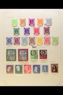 1949-1953 COMPLETE VERY FINE MINT COLLECTION On Leaves, All Different, Virtually COMPLETE (only One Stamp - 1953... - Autres & Non Classés