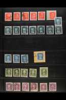 1926-1938 "POL" POLICE PERFIN HOARD A Substantial Used Accumulation, Mostly Fine Condition, Arranged By Stamp... - Altri & Non Classificati