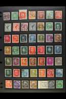 1923-1954 "POL" POLICE PERFIN COLLECTION A Fine Used ALL DIFFERENT Array Of Stamps With "POL" Perfins. Arranged... - Autres & Non Classés